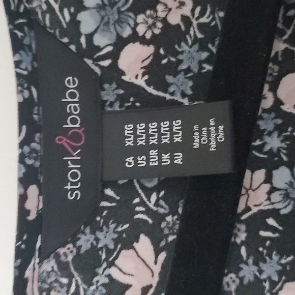 XL Maternity Tie Waist Top Floral - Picture 2 of 4